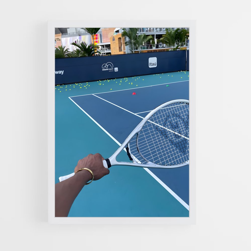 Poster Smash à Miami – affiche Tennis (vue 3)
